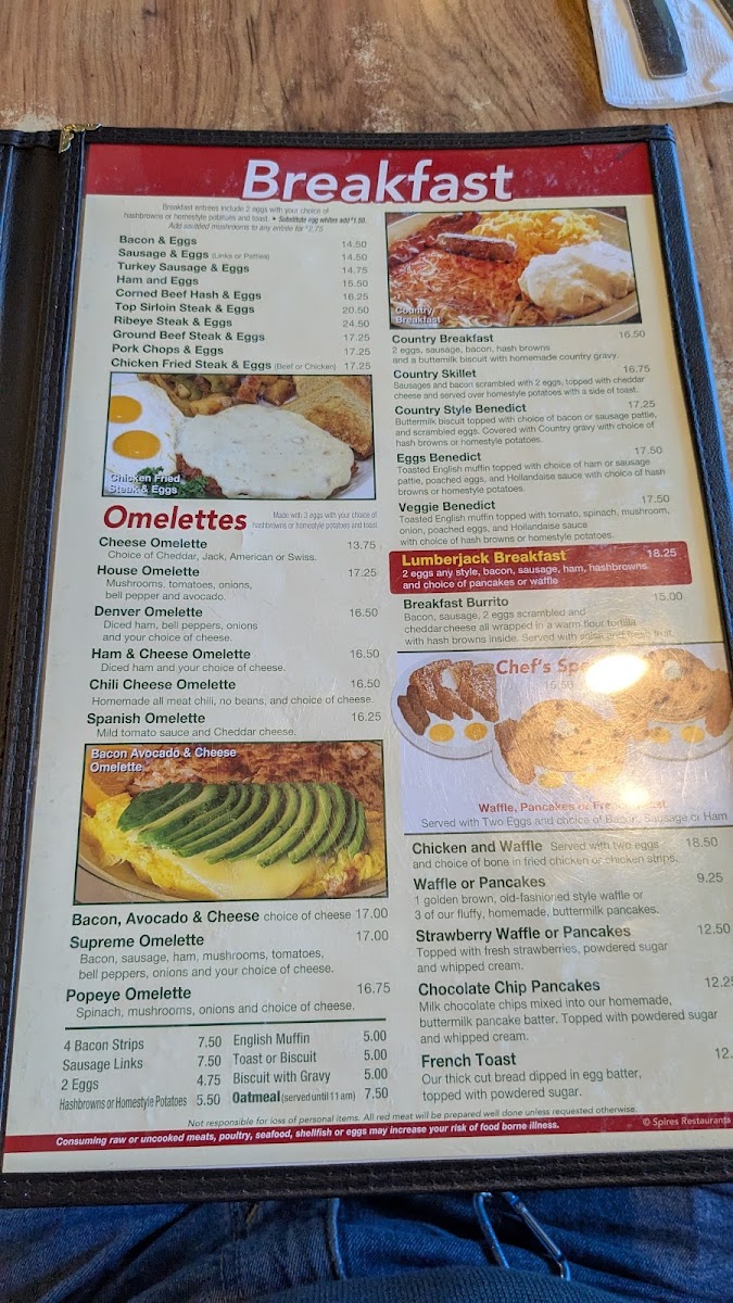 Menu Spires Restaurant-2
