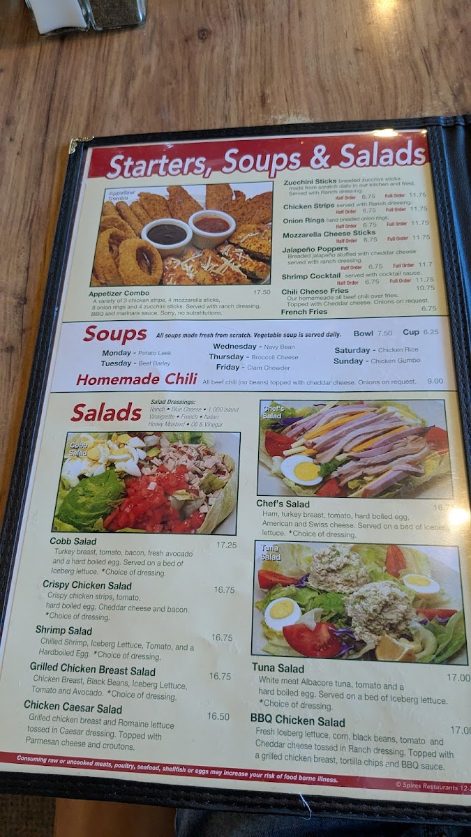 Menu Spires Restaurant-3