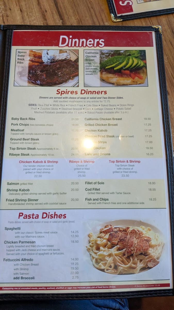 Menu Spires Restaurant-4